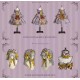 Classical Puppets Stripes and Checks - Maria Antoinette One Piece(Limited Pre-Order/2 Colours/Full Payment Without Shipping)